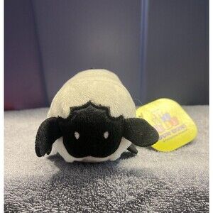 Bun Bun 4” Ba Ba White/Black Sheep Stacking Plush Stuffed Animal New